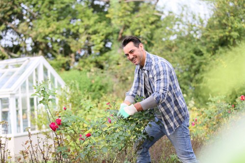 Eco-friendly waste disposal during garden clearance